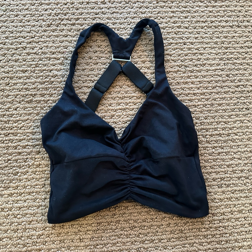 Black Halter Bralette